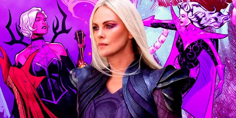 Charlize Theron in Clea's Costume